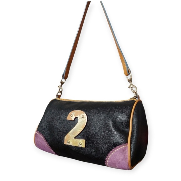 Dooney & Bourke Lindsay Lohan Collection Vintage Tassel Satchel #2 - Picture 4 of 14